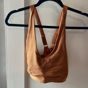 Aerie Offline Orange Sports Bra